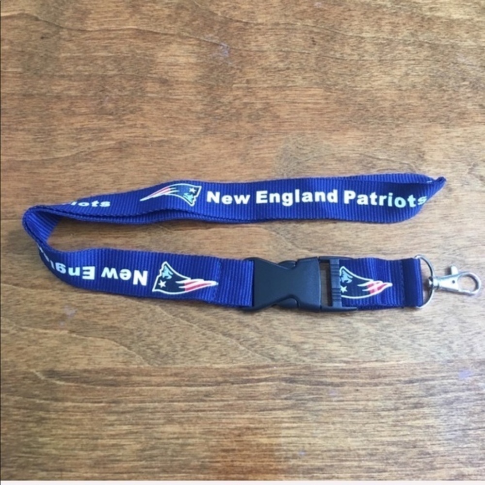 New New England Patriots Lanyard ID Badge Holder